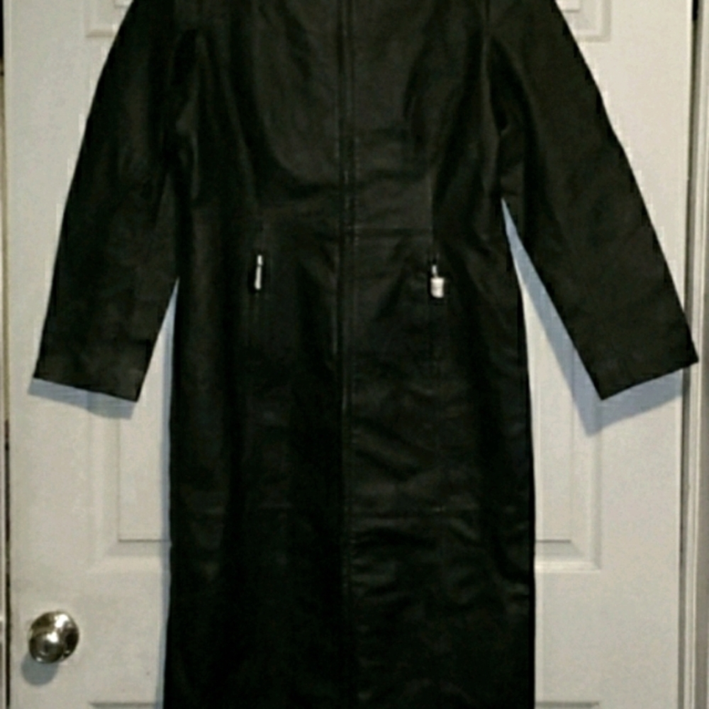 Long leather Jacket